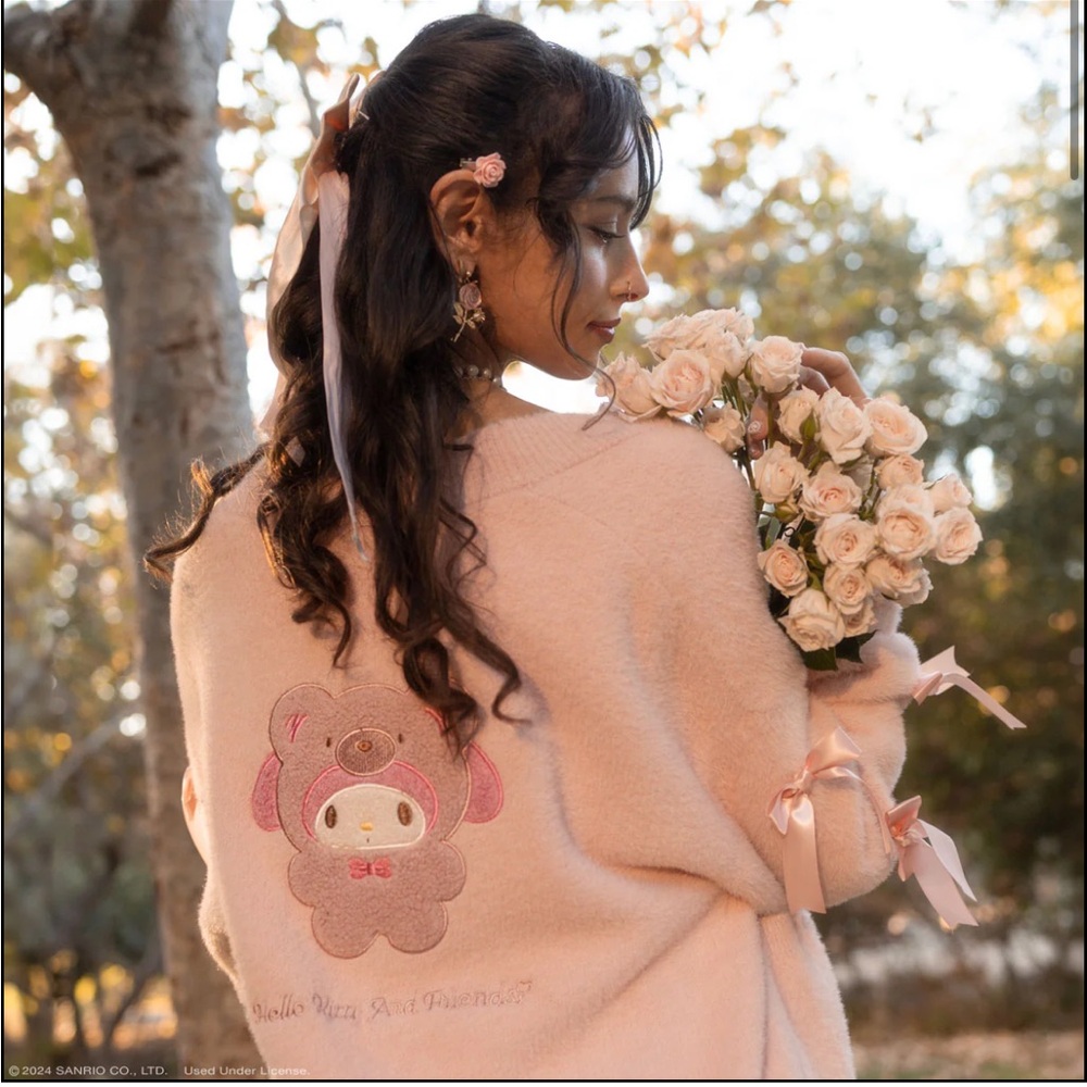 Sanrio Pink Cardigan with My Melody